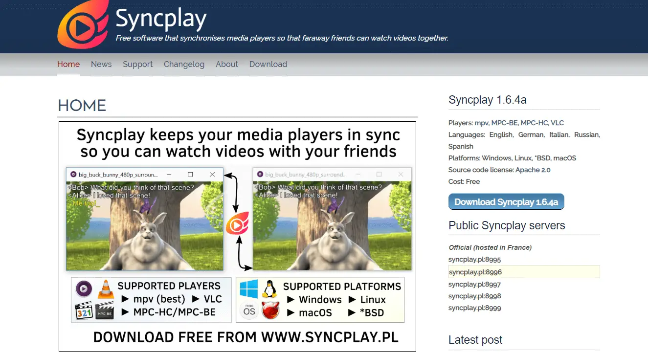 syncplay rooms